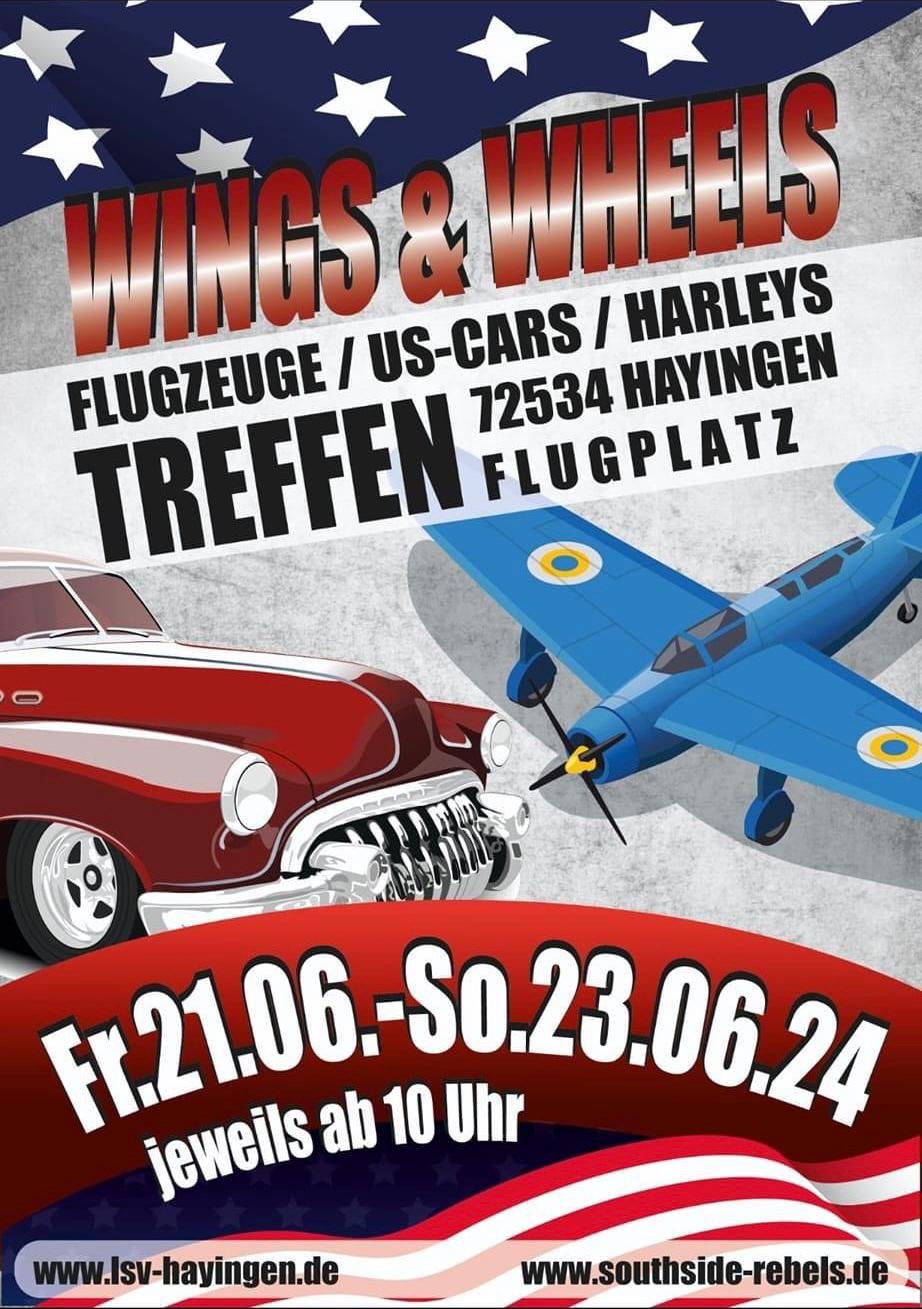 Hayinger Flugplatzfest mit US-Car Treffen